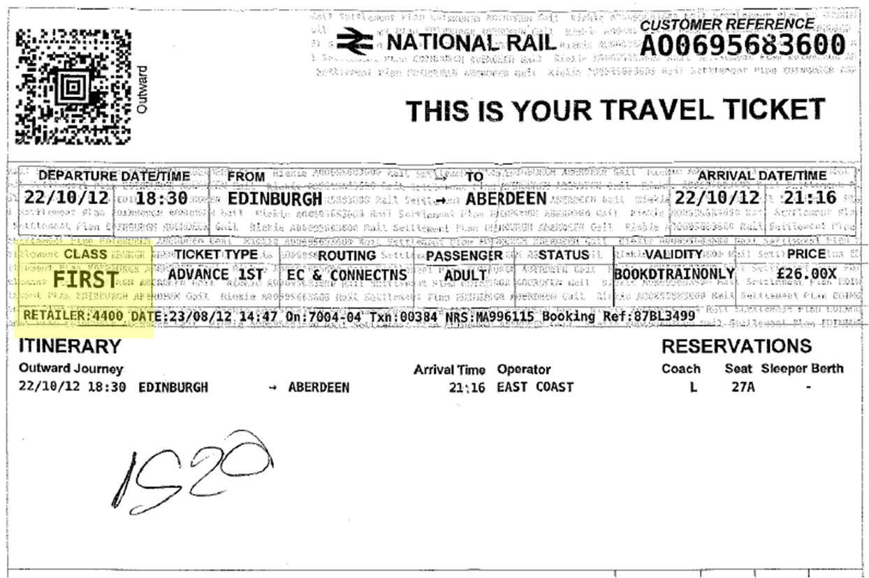 Bouncing Bertie's Blog First class travel just the ticket!