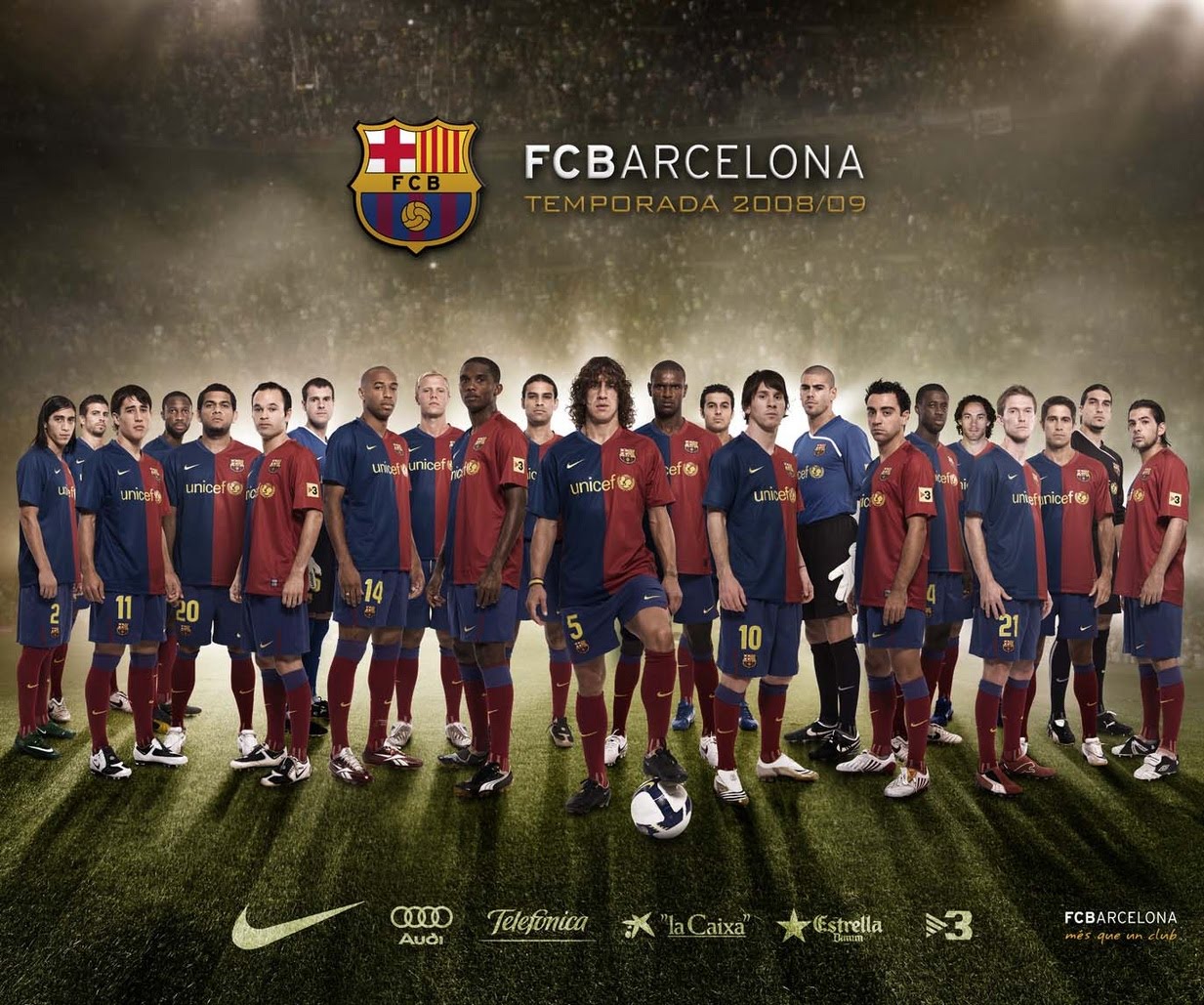 SOCCER PLAYERS WALLPAPER 20102011 Barcelona Football Club Pictures