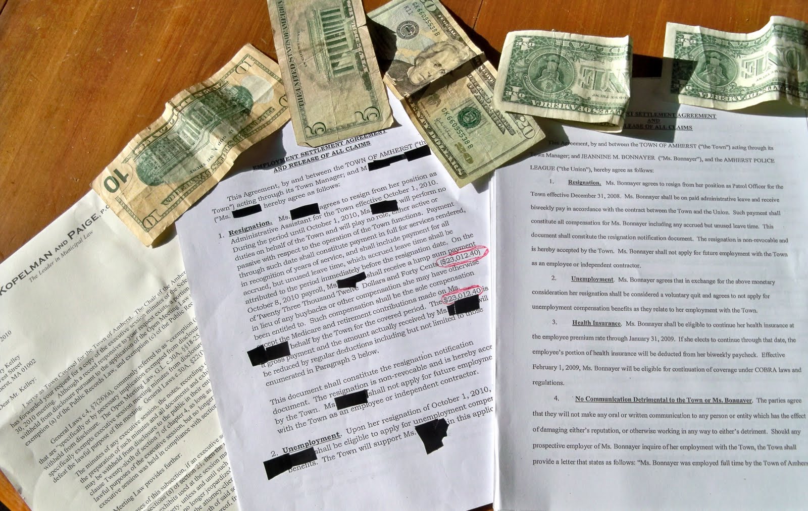 Only in The Republic of Amherst What price public documents?