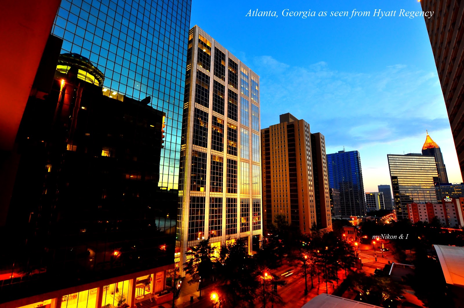 My Nikon and I Atlanta Downtown Peachtree Street