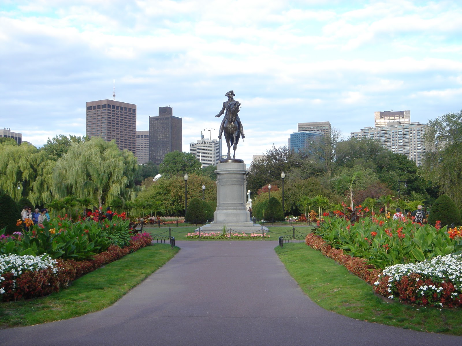 Boston Gardens(Public/Private) & Monuments Boston Public Garden in its