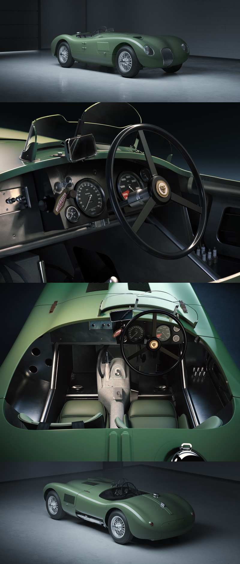 GOOD LIFE & GOOD TASTE 50's Jaguar CType